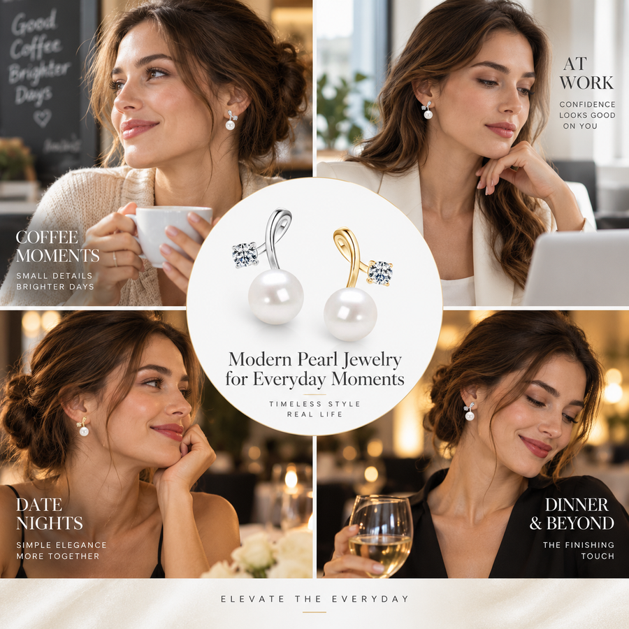 Nature-Inspired Pearl Earrings: How to Wear Botanical Jewelry