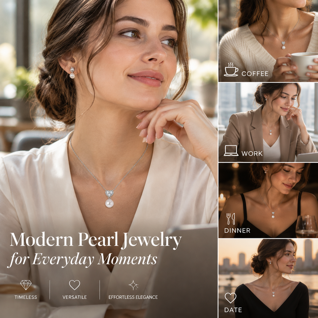 A Heart Pearl Necklace: Styling Ideas and Gift Inspiration