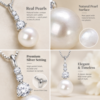 Pearl pendant detail close-up
