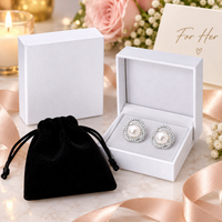 Pearl earrings gift packaging