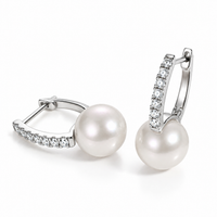 Sterling silver and freshwater pearl detail